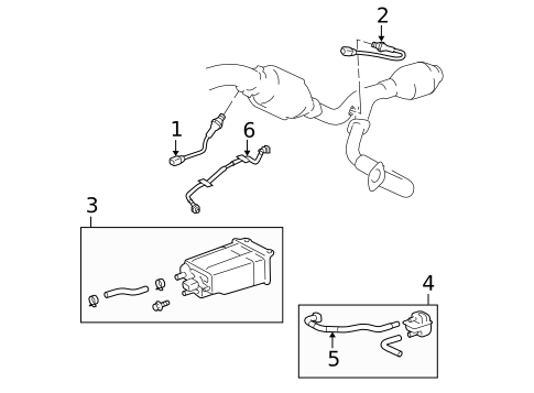 FJ Cruiser Oxygen Sensor 2007-2008; LEFT REAR - Click Image to Close