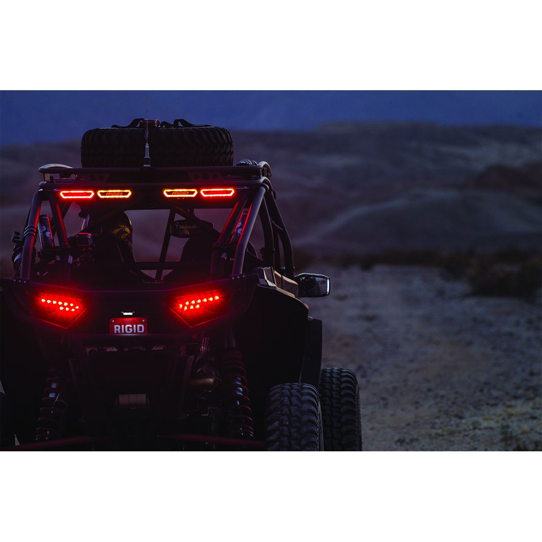 Rigid Industries Tail Light Amber Chase - Click Image to Close