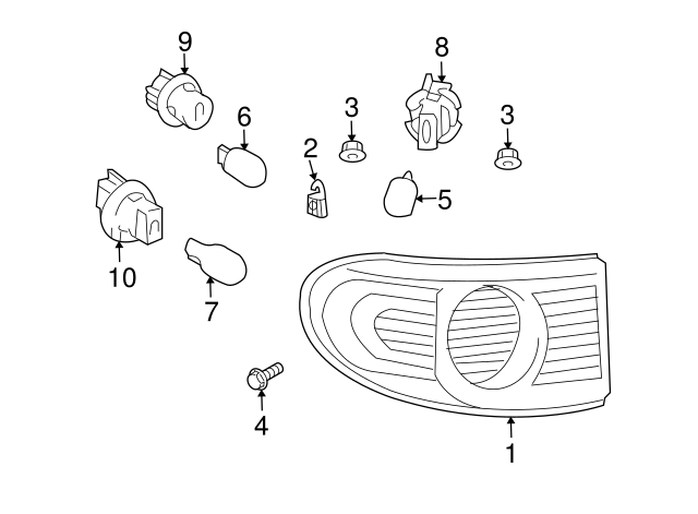 Tail Light Nut - Click Image to Close