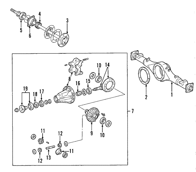 FJ Pinion Seal; Rear - Click Image to Close