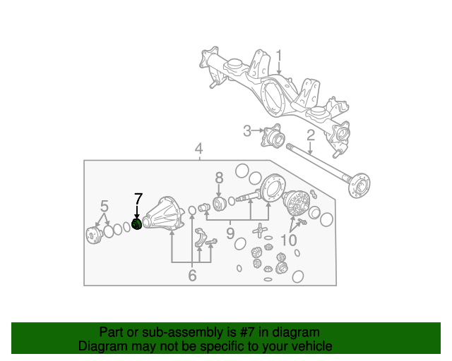 FJ Front Pinion Bearing