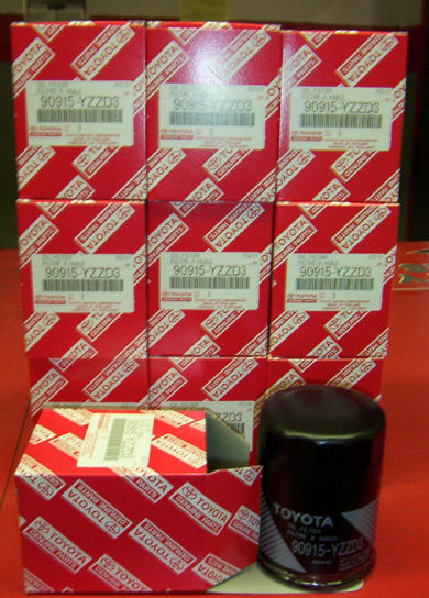 Genuine Toyota 07 09 Oil Filter 10 Pack 90915 Yzzd3 Case10