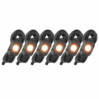 Vision X 9 Watt LED Rock Light 6 Pod Kit