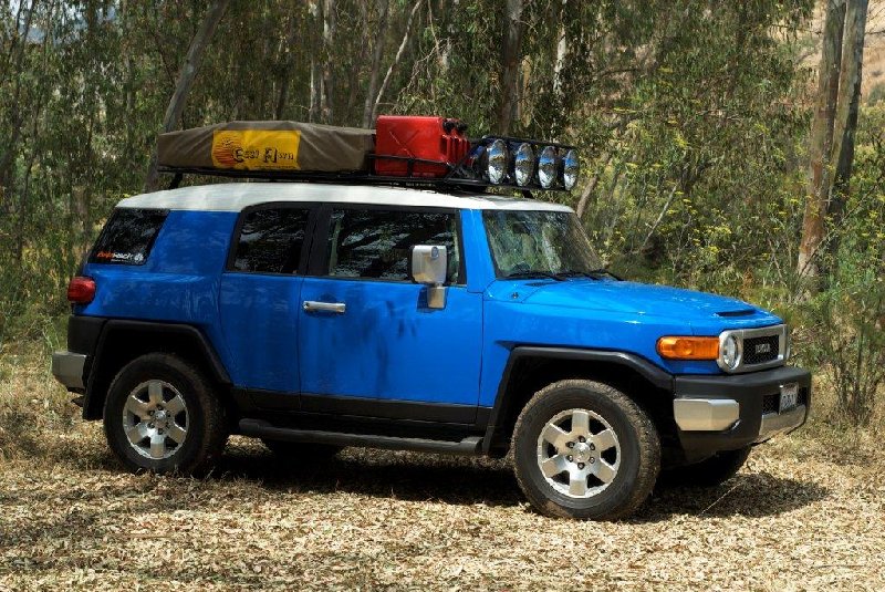 Baja Rack FJ Cruiser Expedition Rack for Roof Top Tents - Click Image to Close