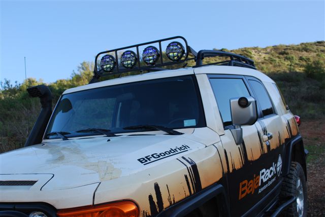 Baja Rack LightBar for use on FJ Cruiser OEM Roof Rack