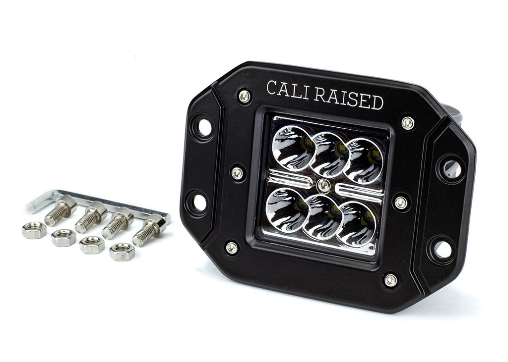 Cali Raised 3X2 18W Flush Mount Pod - Single