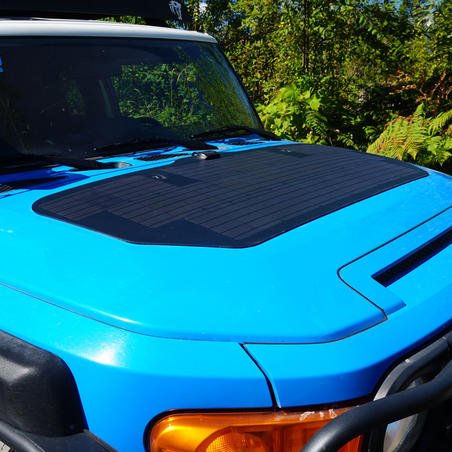 Cascadia 4x4 VSS System 100 Watt Hood Solar Panel - Click Image to Close