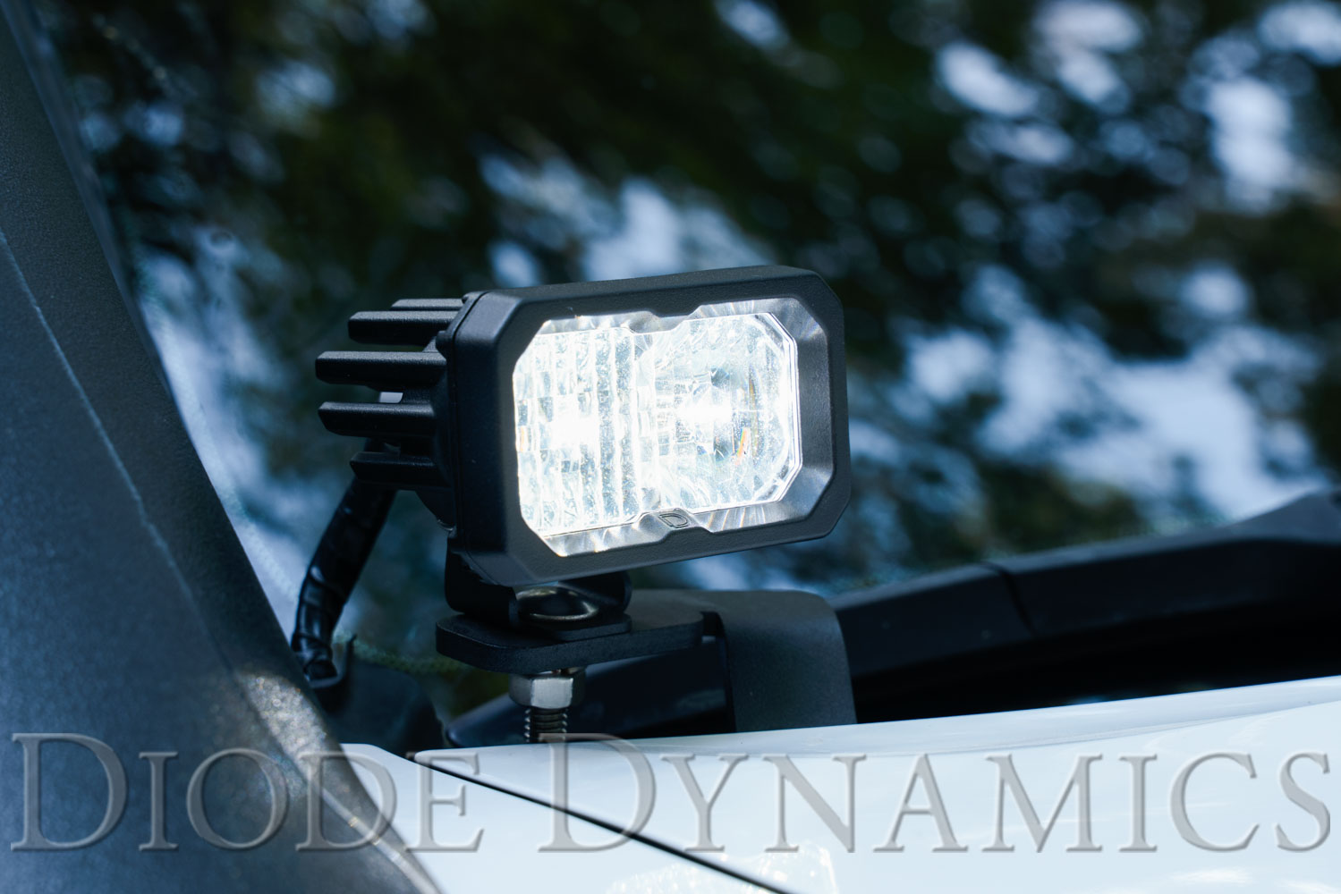 Diode Dynamics Stage Series 2 Inch LED Pod, Sport White Driving Standard WBL Pair