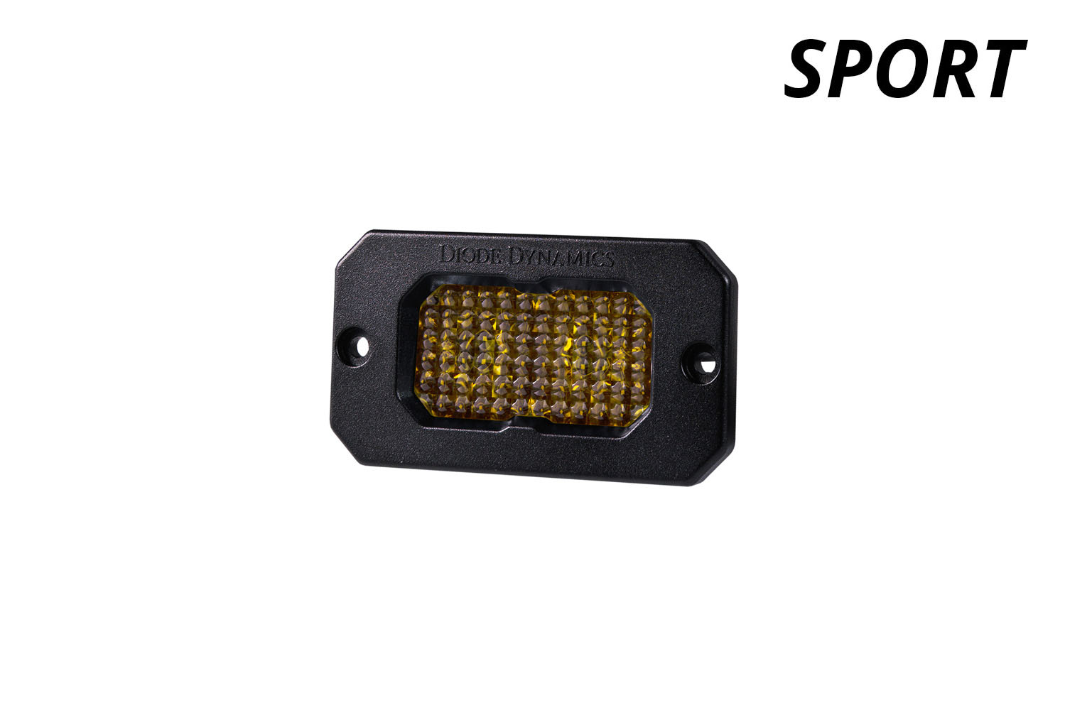 Diode Dynamics Stage Series 2 Inch LED Pod, Sport Yellow Fog Flush ABL Each - Click Image to Close