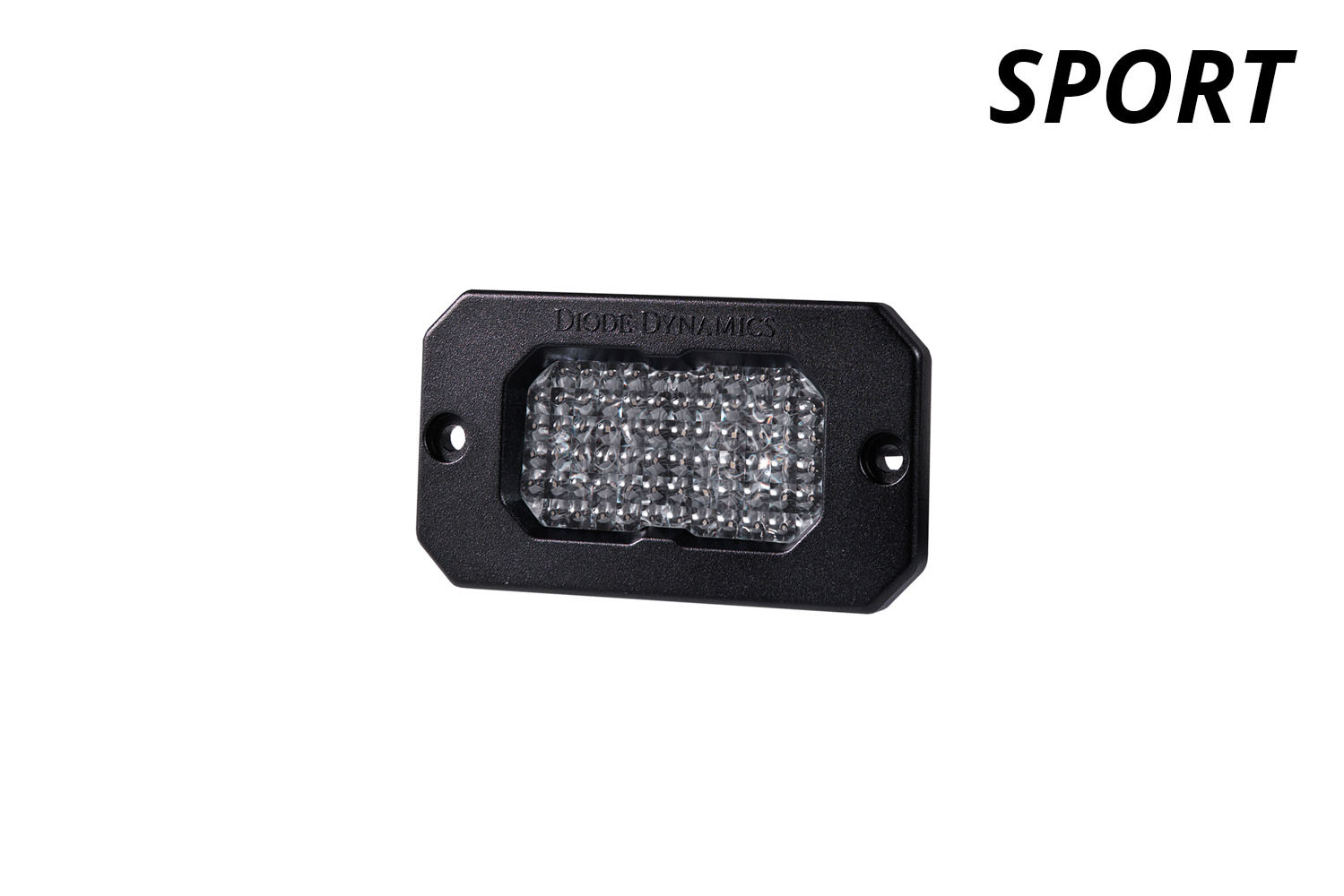 Diode Dynamics Stage Series 2 Inch LED Pod, Sport White Flood Flush WBL Each - Click Image to Close