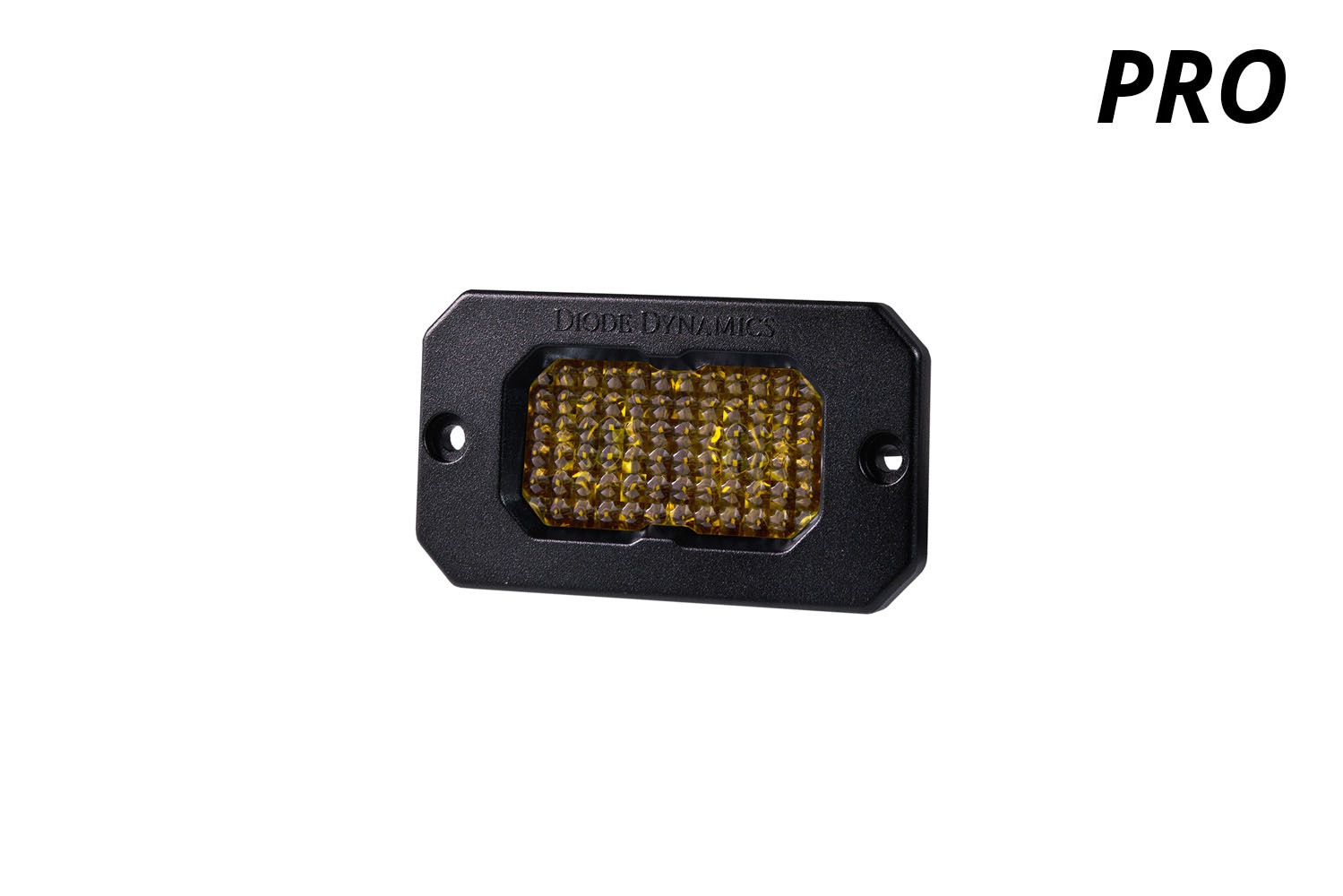 Diode Dynamics Stage Series 2 Inch LED Pod, Pro Yellow Fog Flush ABL Each