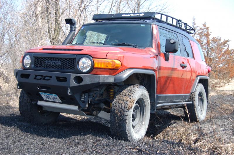 Demello Off-Road FJ Aluminum Flat Top Front Bumper