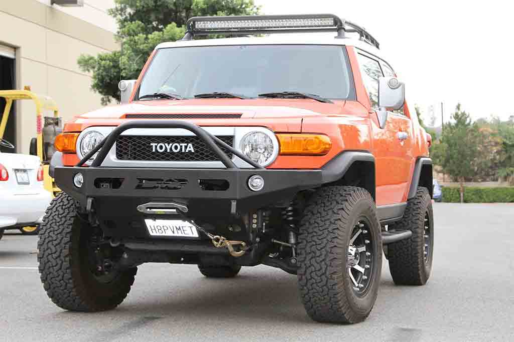 Demello Off-Road FJ Aluminum Baja Hoop Front Bumper