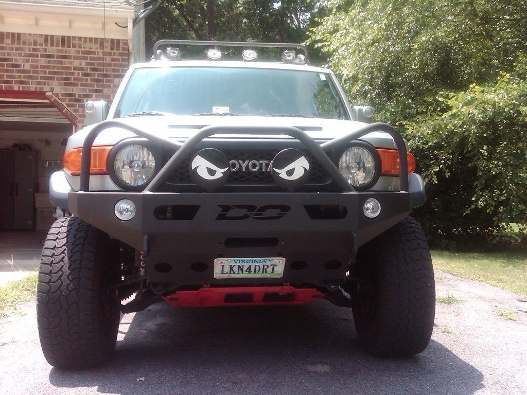 Demello Off-Road FJ Evil Eye Front Bumper - Steel