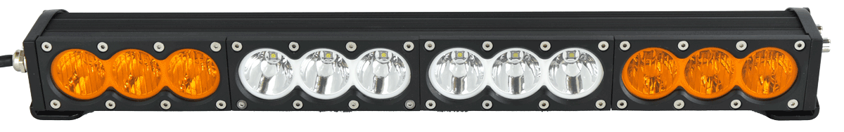 X6 10W Series 2D Amber White 32" Single Row LED Light Bar - 17,100 Lumens - Combo Beam X6 10W Series 2D Amber White 32" Single Row LED Light Bar - 17,100 Lumens - Combo Beam