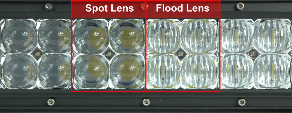 14 Dual Row 5D Optic OSRAM LED Bar – Cali Raised LED