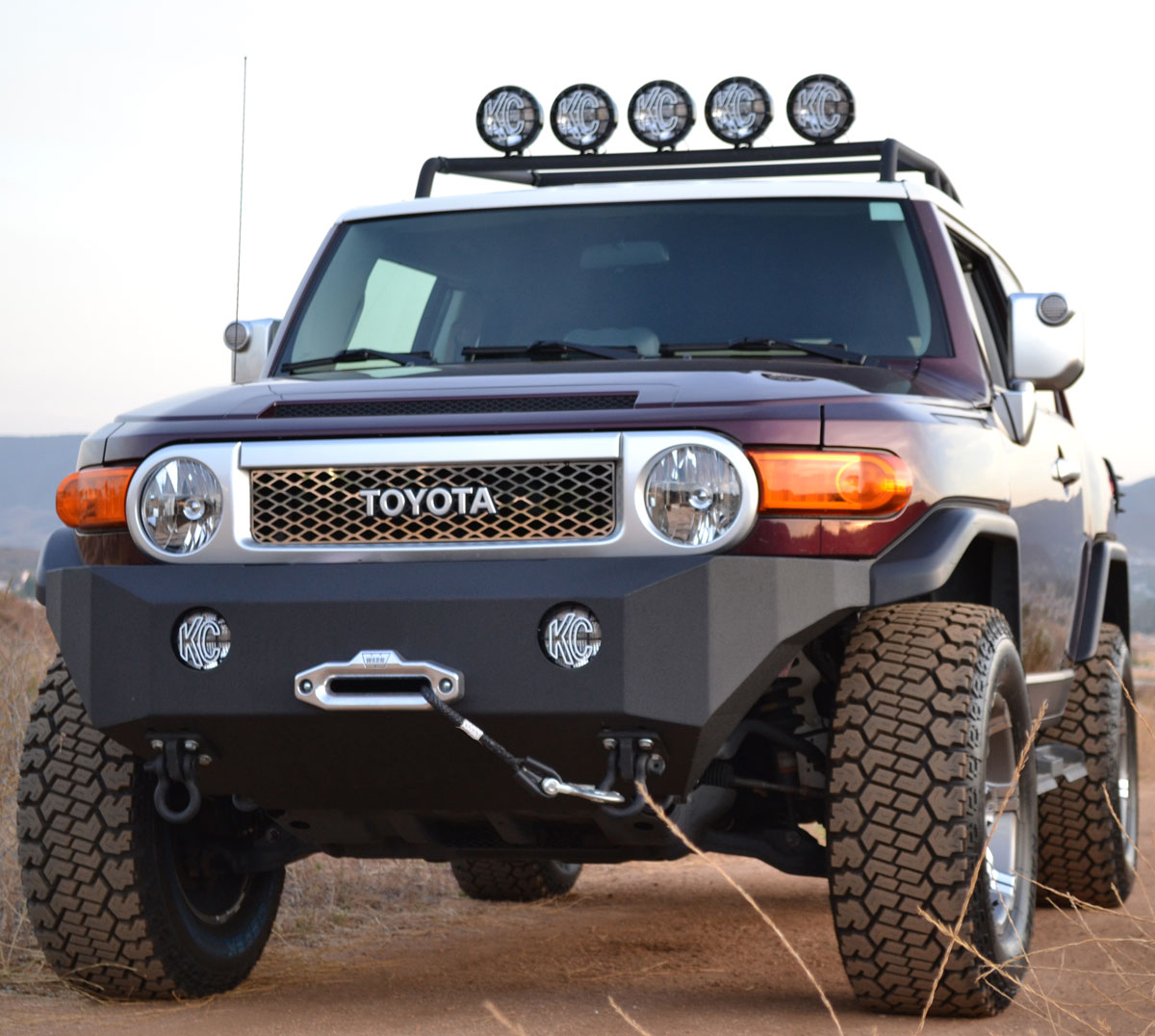 Body Armor FJ Cruiser Front Bumper - Click Image to Close