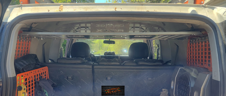 Orange Boxx FJ Cruiser Attic Storage