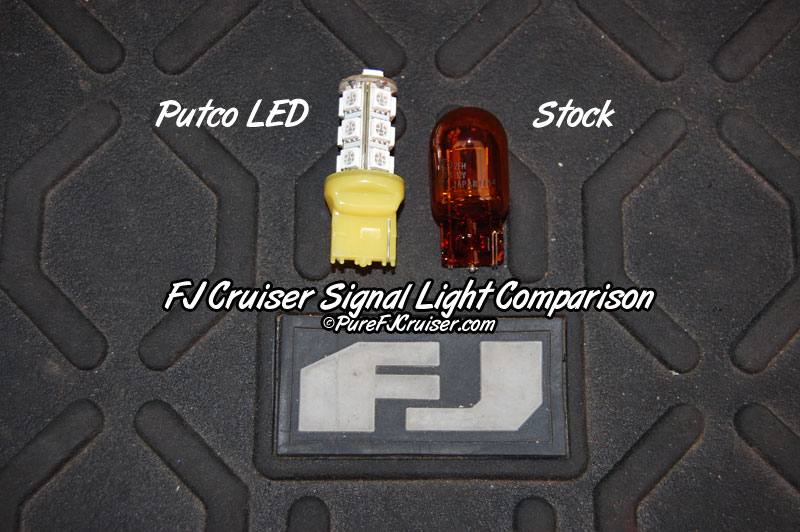 FJ Cruiser LED Rear Turn Signal Bulbs 7440 (AMBER LED) [237440A360