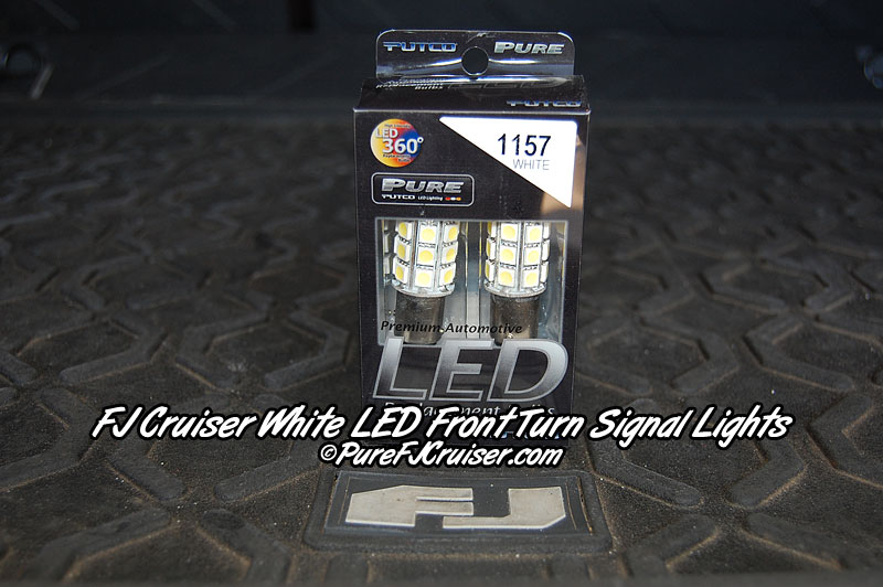 Fj Cruiser Led Front Turn Signal Bulbs 1157 White Led