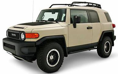 Genuine Toyota FJ Cruiser Trail Teams White Front Grille 2007-2014 - 53100-35B20