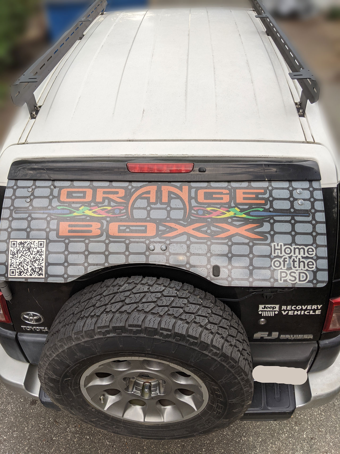 Orange Boxx Roof Rack Backbone only - Click Image to Close