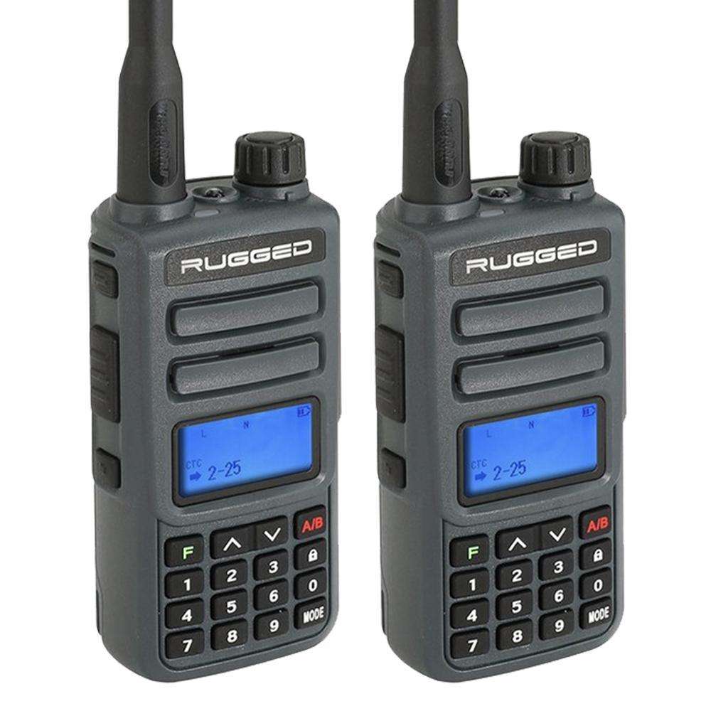 Rugged Radios "2-Pack" Rugged GMR2 GMRS/FRS Handheld Radio - Click Image to Close