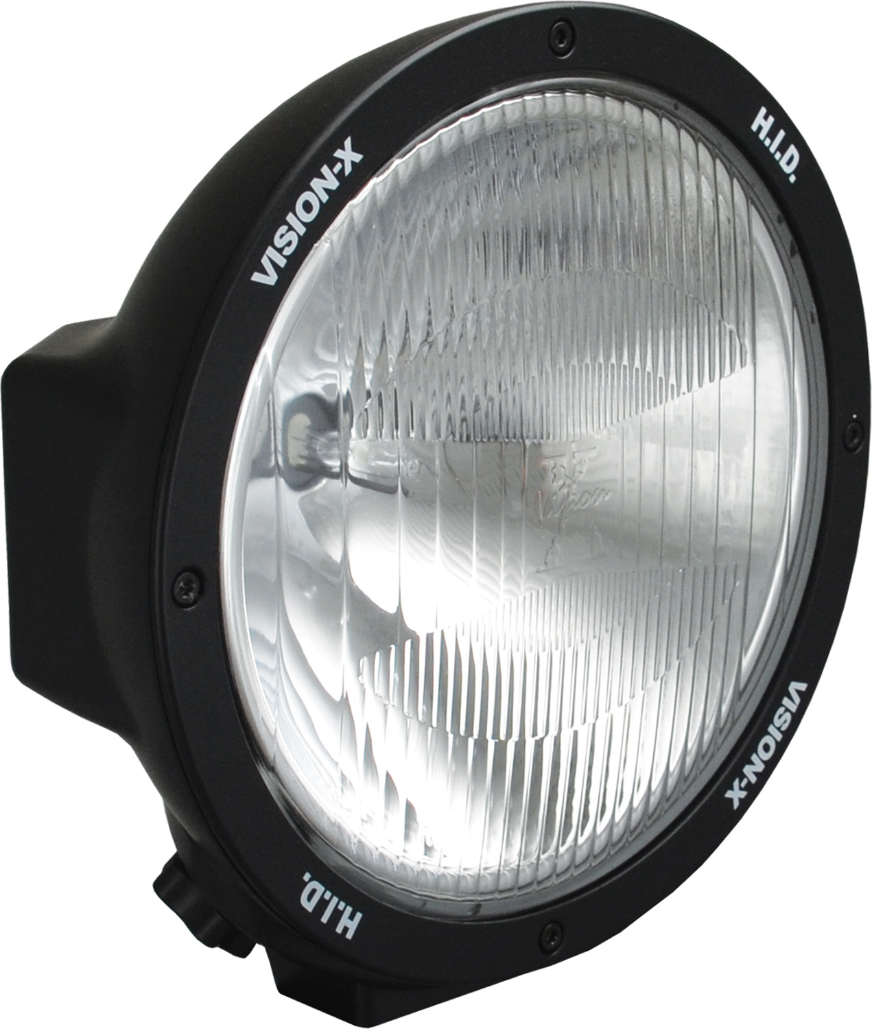 8.7" ROUND BLACK 50 WATT HID EURO LAMP