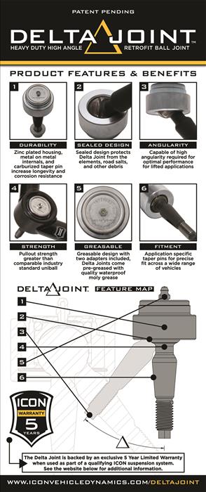 2007 - Current FJ Cruiser Billet Uniball Upper Control Arm Kit - Click Image to Close