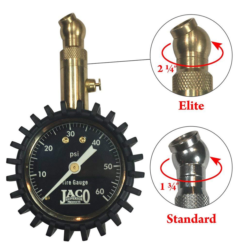 JACO Elite Pressure Gauge - 60 PSI - Click Image to Close