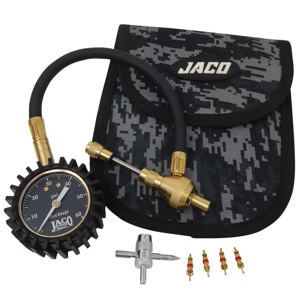 JACO RapidFlow Tire Deflator Gauge (0-60 PSI) - Click Image to Close