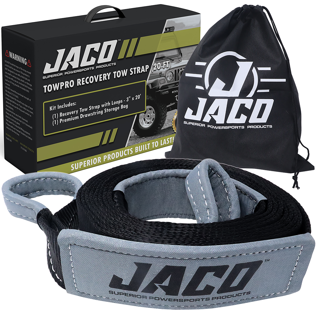 JACO TowPro Recovery Strap - 20 FT/30 FT - Ships Free!