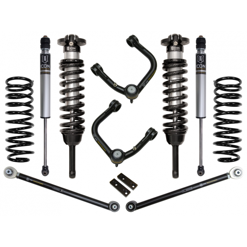 2007-2009 Toyota FJ Cruiser 0-3.5" Suspension System - Stage 3 (Tubular) - Click Image to Close