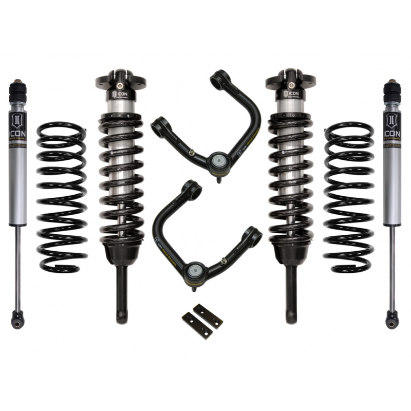 2007-2009 Toyota FJ Cruiser 0-3.5" Suspension System - Stage 2 (Billet) - Click Image to Close