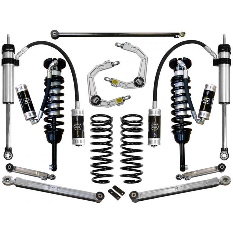 2007-2009 Toyota FJ Cruiser 0-3.5" Suspension System - Stage 6 (Billet) - Click Image to Close