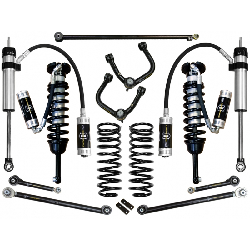 2007-2009 Toyota FJ Cruiser 0-3.5" Suspension System - Stage 6 (Tubular) - Click Image to Close