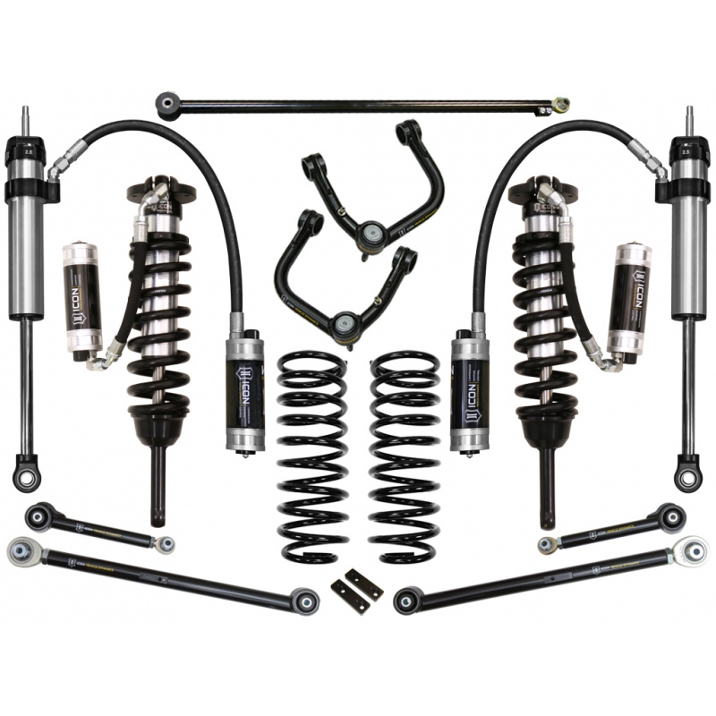 2007-2009 Toyota FJ Cruiser 0-3.5" Suspension System - Stage 7 (Tubular) - Click Image to Close