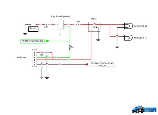 FJ Fog light switch / harness [FJ-SWITCH] - $66.01 : Pure ... toyota fog light switch wiring diagram 