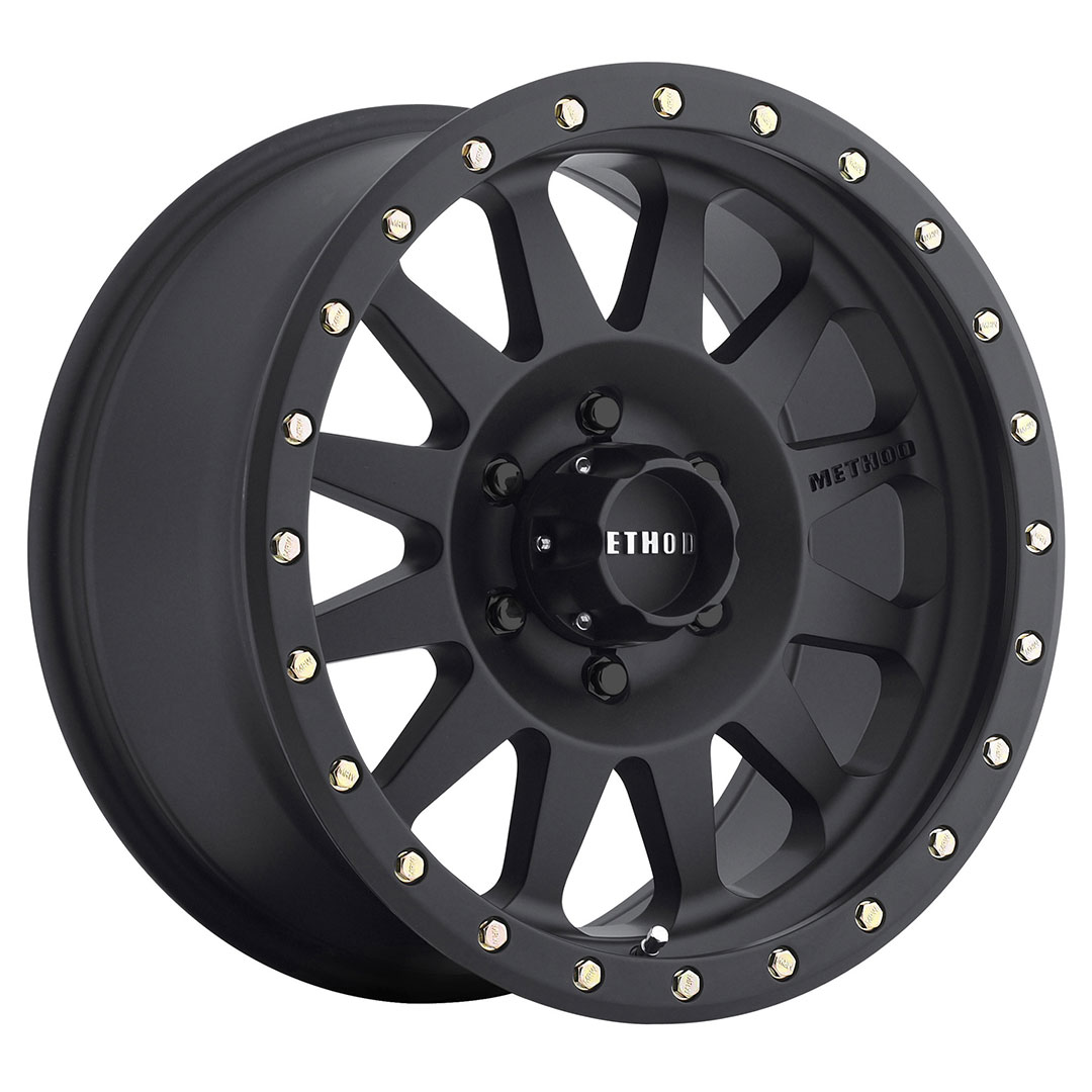 Method Race Wheels MR304 Double Standard, 16x8, 0mm Offset, 6x5.5, 108mm Centerbore, Matte Black - Click Image to Close