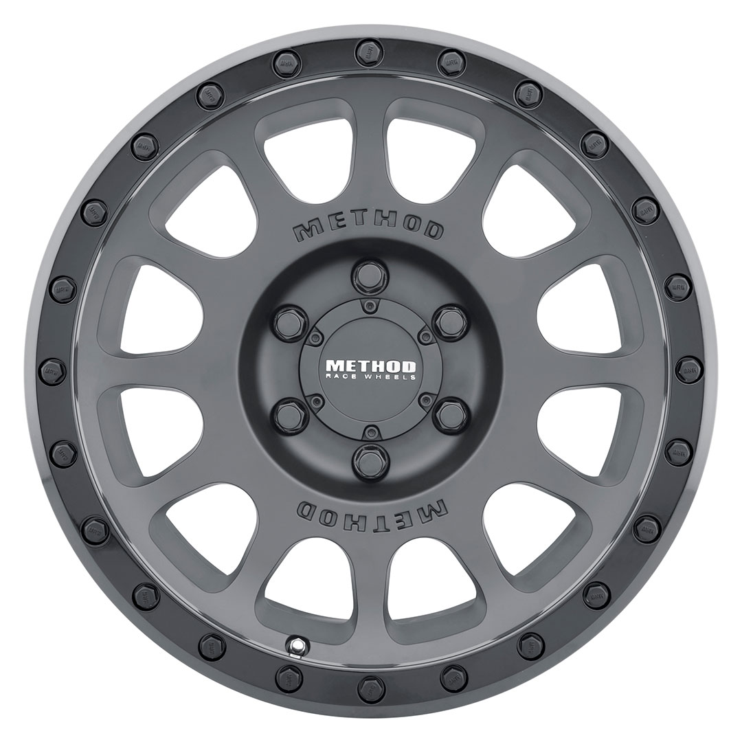 Method Race Wheels MR305 NV, 18x9, +18mm Offset, 6x5.5, 108mm Centerbore, Matte Black - Gloss Black Lip