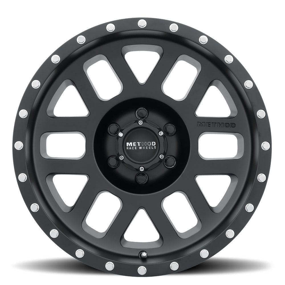 Method Race Wheels MR306 Mesh, 17x8.5, 0mm Offset, 6x5.5, 108mm Centerbore, Matte Black - Click Image to Close