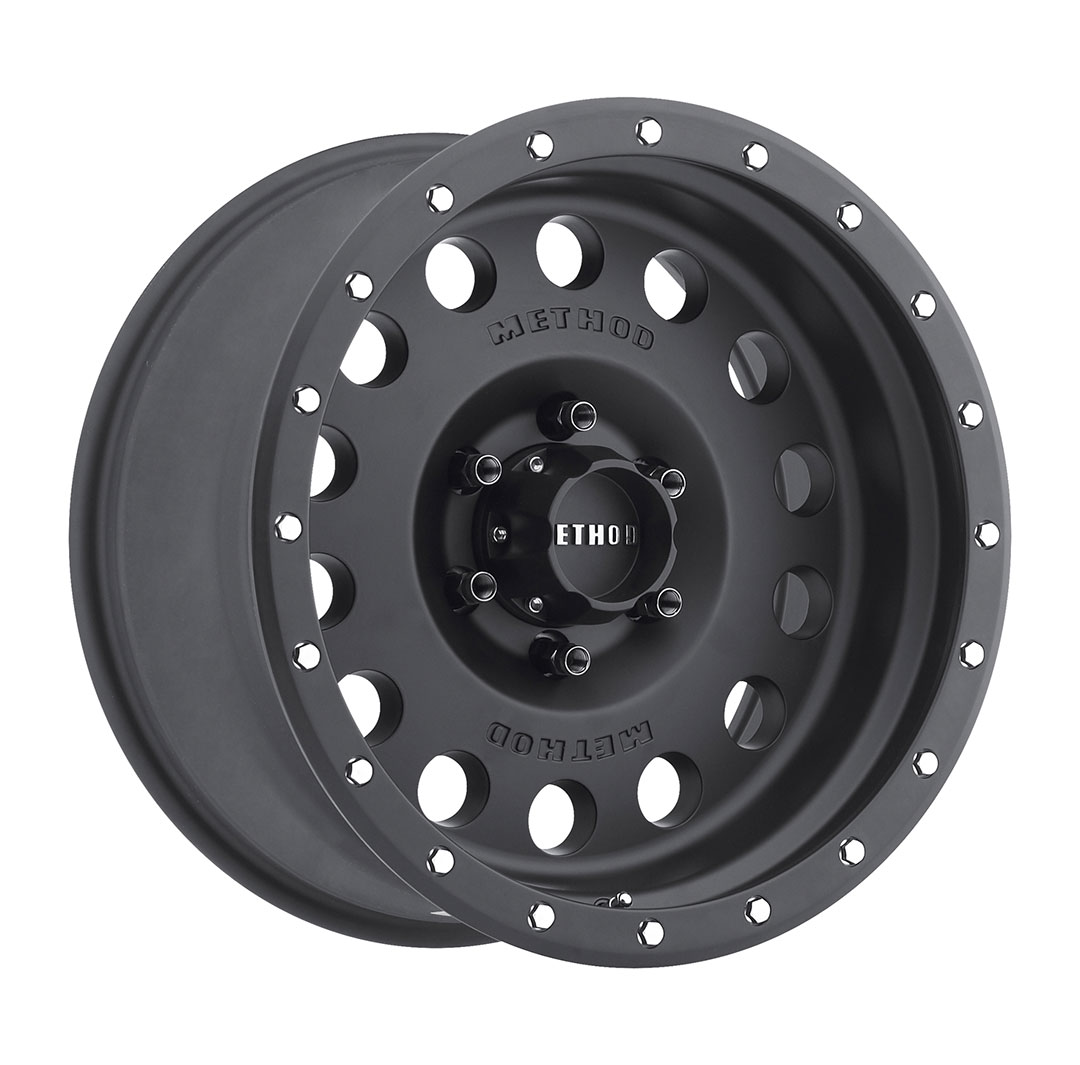 Method Race Wheels MR307 Hole, 17x8.5, 0mm Offset, 6x5.5, 108mm Centerbore, Matte Black