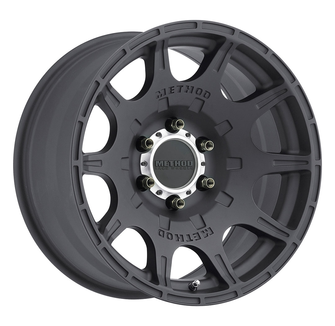 Method Race Wheels MR308 Roost, 17x8.5, 0mm Offset, 6x5.5, 106.25mm Centerbore, Matte Black