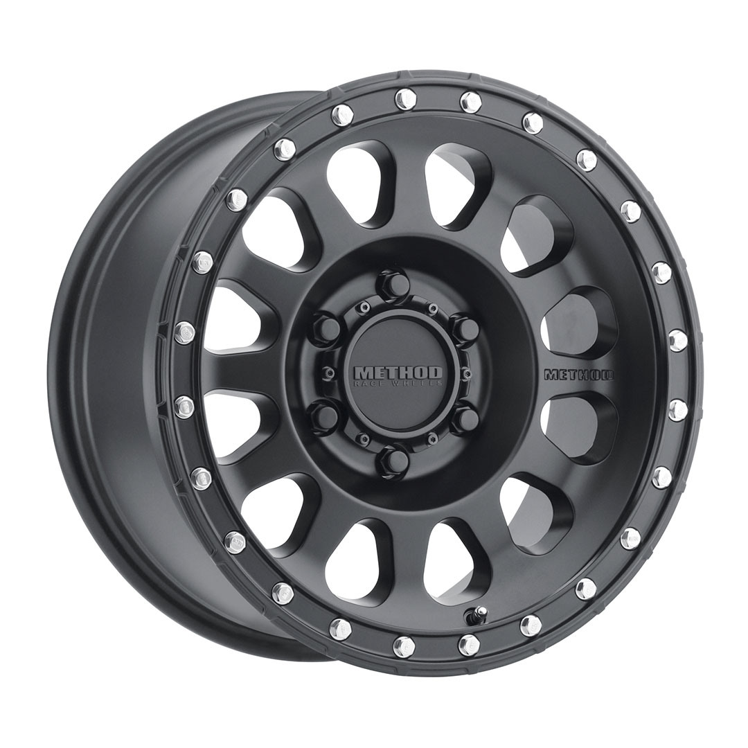 Method Race Wheels MR315, 16x8, 0mm Offset, 6x5.5, 106.25mm Centerbore, Matte Black