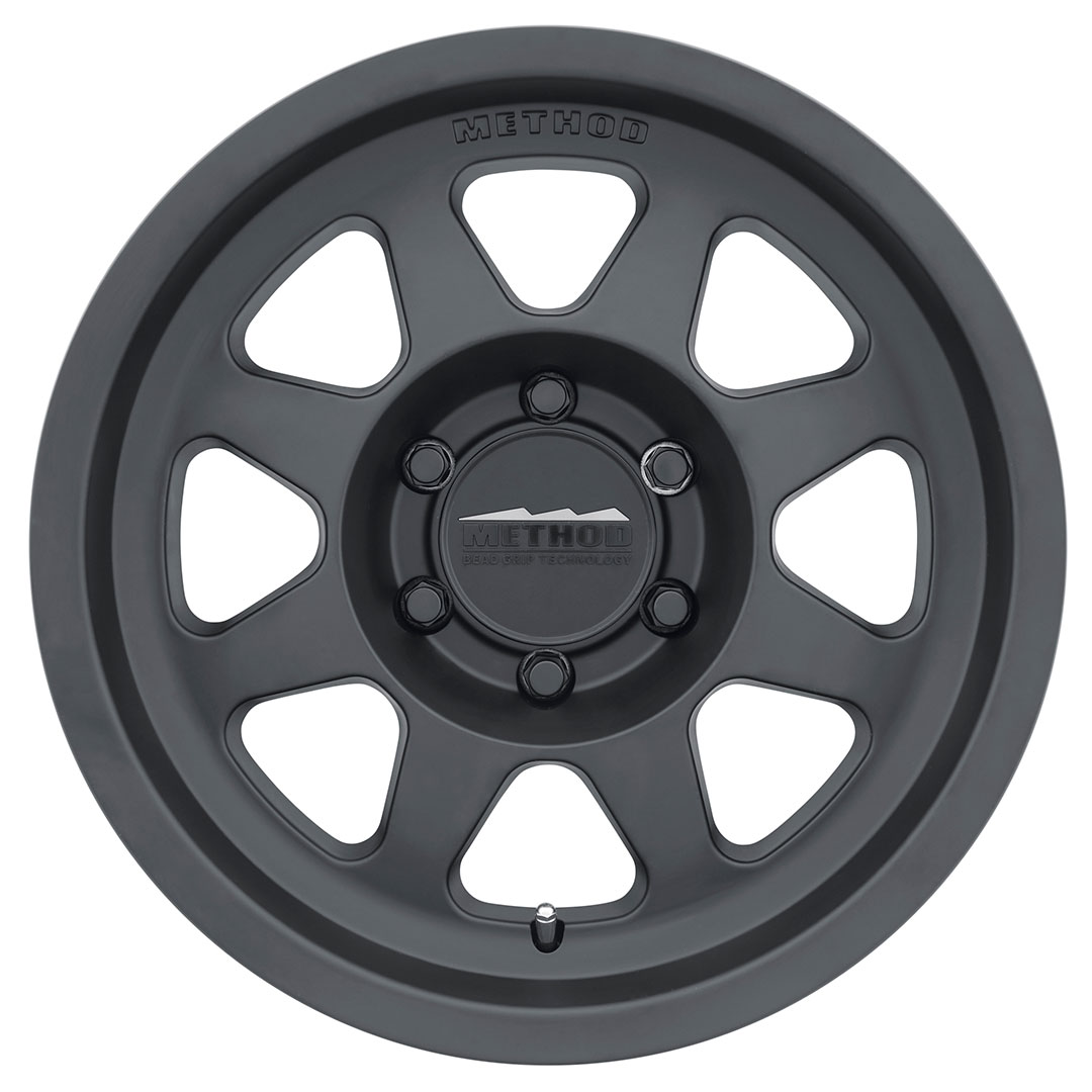 Method Race Wheels MR701 Bead Grip, 16x8, 0mm Offset, 6x5.5, 106.25mm Centerbore, Matte Black