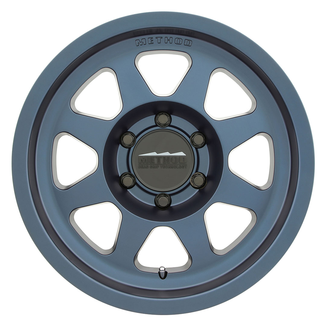 Method Race Wheels MR701 Bead Grip, 18x9, +18mm Offset, 6x5.5, 106.25mm Centerbore, Bahia Blue - Click Image to Close