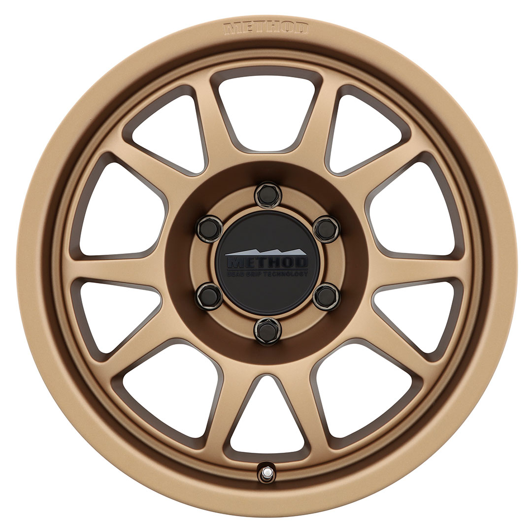 Method Race Wheels MR702 Bead Grip, 17x8.5, 0mm Offset, 6x5.5, 106.25mm Centerbore, Method Bronze