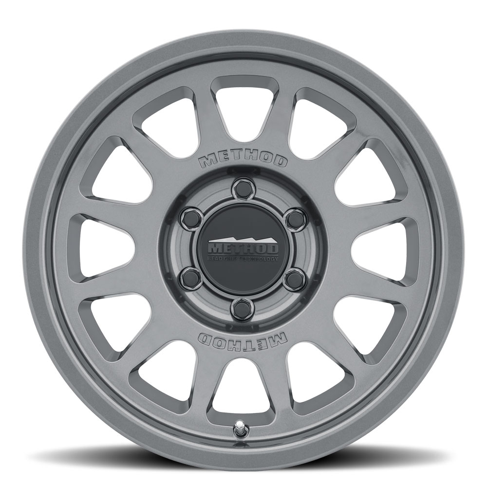 Method Race Wheels MR703 Bead Grip, 17x8.5, +35mm Offset, 6x5.5, 106.25mm Centerbore, Gloss Titanium
