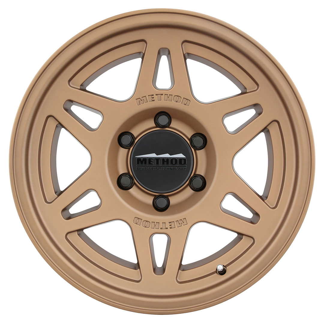 Method Race Wheels MR706 Bead Grip, 17x8.5, 0mm Offset, 6x5.5, 106.25mm Centerbore, Method Bronze - Click Image to Close