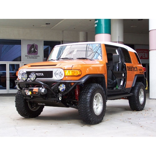 Metal-Tech FJ Cruiser Tube Bumper W/Winch Mount - Click Image to Close